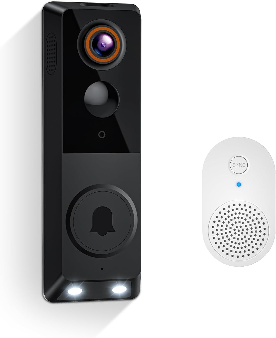 1080p Smart Wireless Doorbell Camera, Ai Human Detection,Real-Time Alerts, Night Vision in Full Color, 2-Way Audio, Battery Powered, Cloud Storage Service (Sold Separately), 2.4Ghz WiFi Only - Image 9