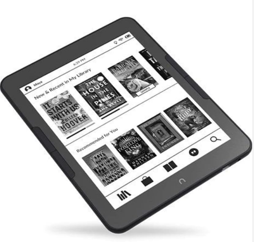Barnes & Noble NOOK GlowLight 4 Plus eReader 7.8-inch 32GB BNRV1300 Waterproof (Renewed), Black - Image 6