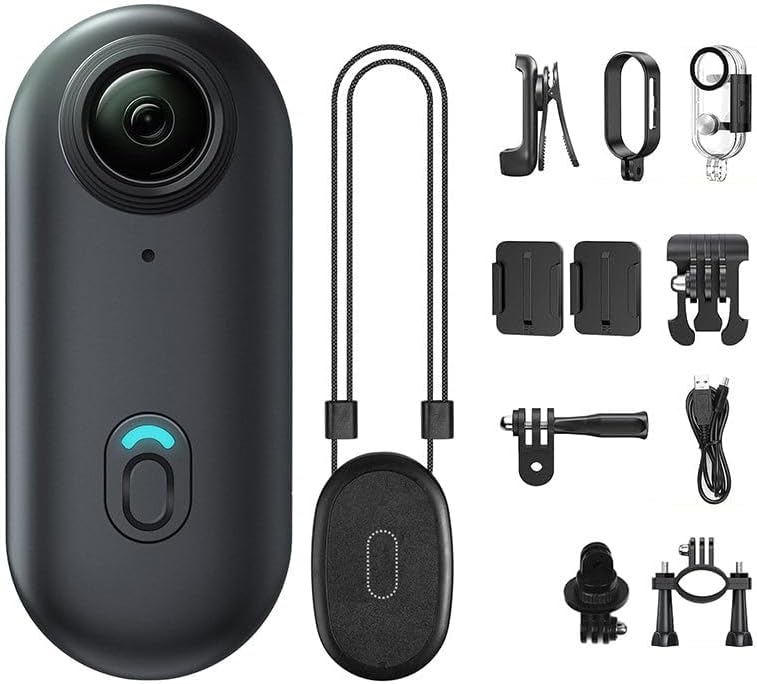 Magnetic 4K UHD Action Camera (4K, Black)